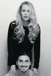 Helena Seger y Zlatan Ibrahimovic