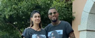 Kevin-Prince Boateng y Melissa Satta