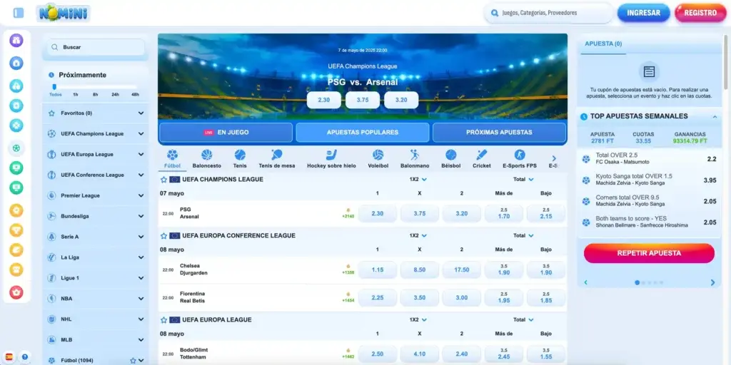 apuestas deportivas nomini