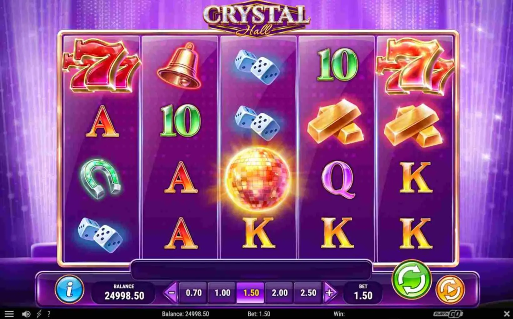 nueva slot crystal hall