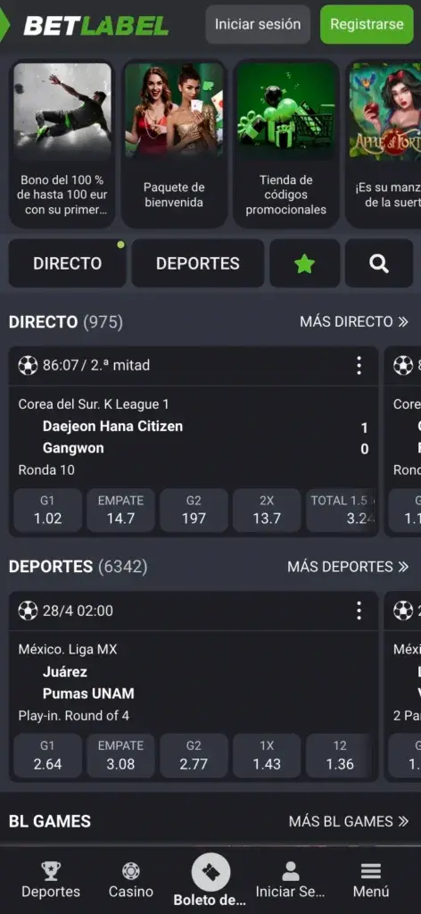 app betlabel movil