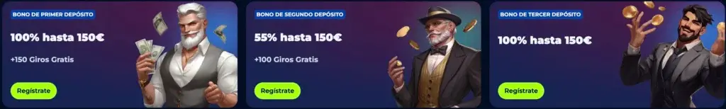 bono bienvenida billionaire