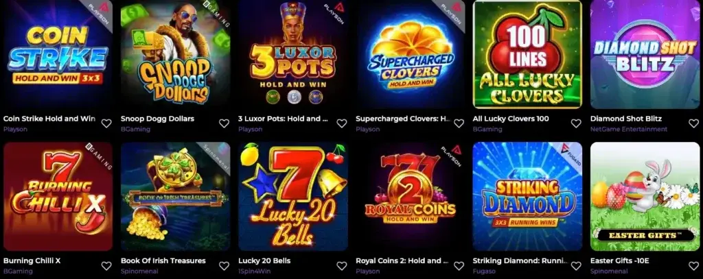 juegos en spinmama casino