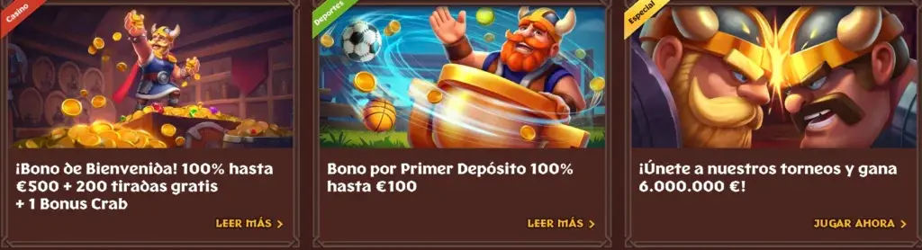 promociones viking luck