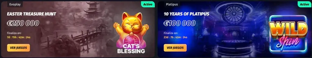 torneos winshark casino