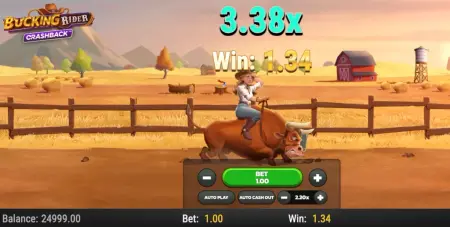 bucking rider crashback playngo