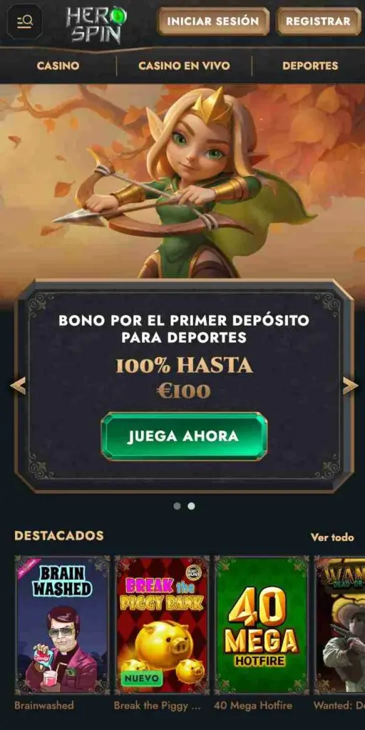 app herospin movil